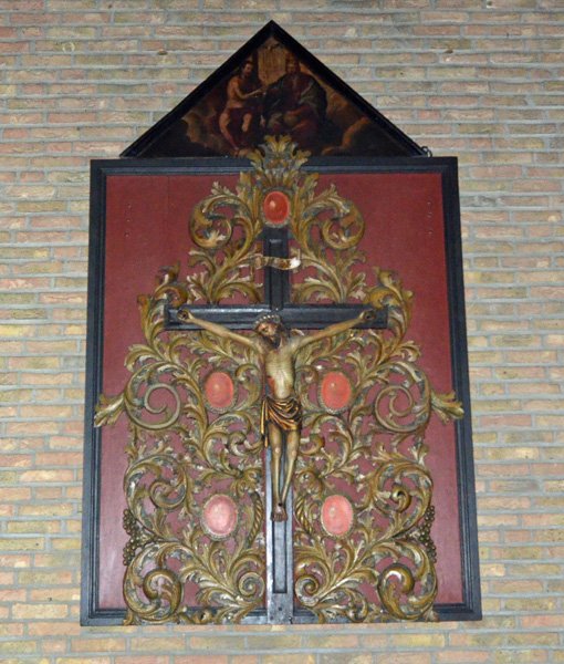 Barockes Kruzifix St. Evermarus Borth